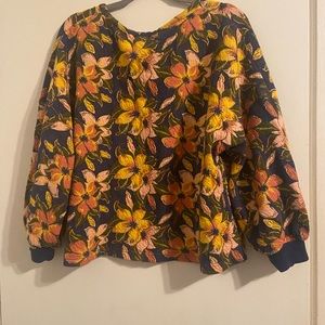 Madewell Gorgeous Floral Sweater